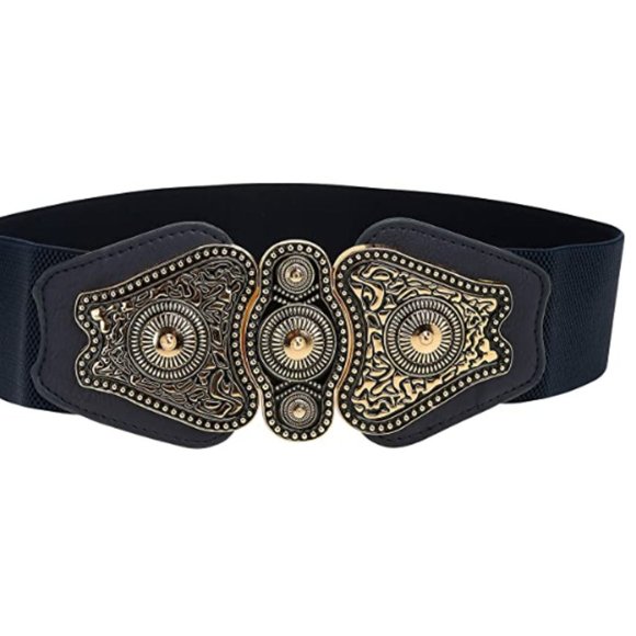 Stretch Vintage Antique Retro Buckle Belt